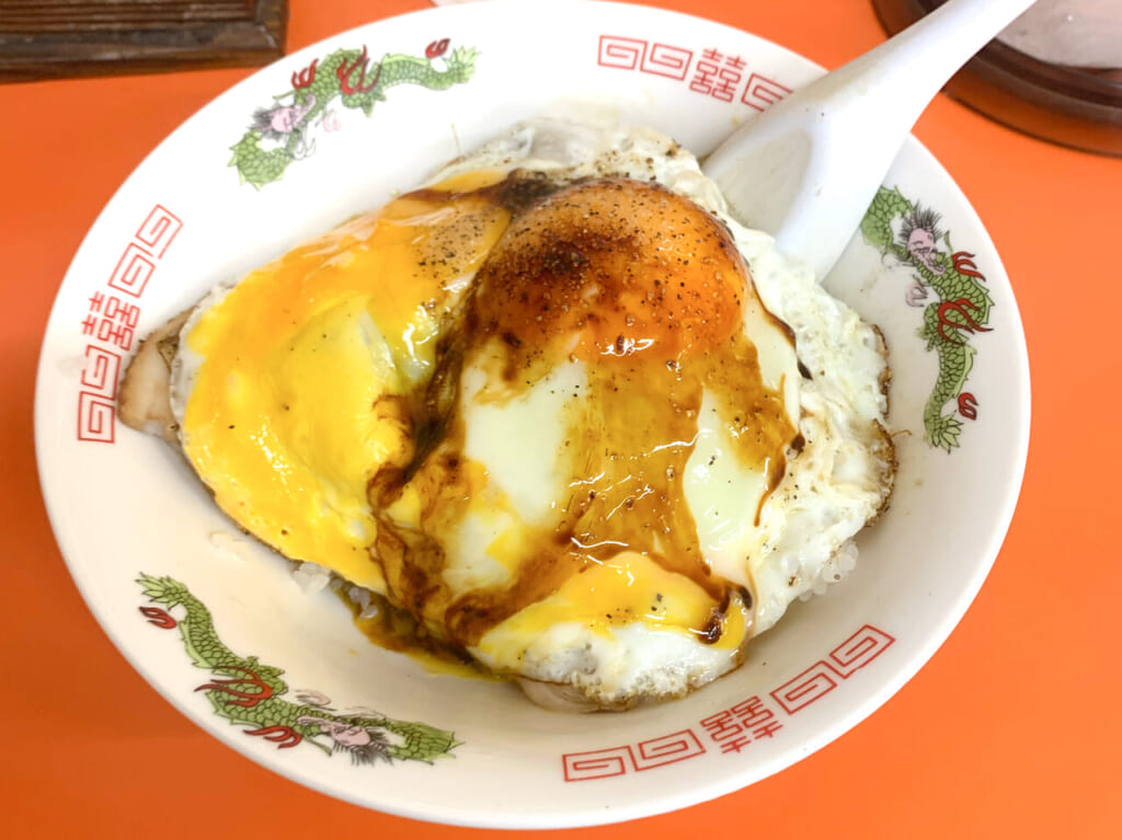 今治市郷本町にある「白龍」は焼き豚玉子めしの老舗です‼︎