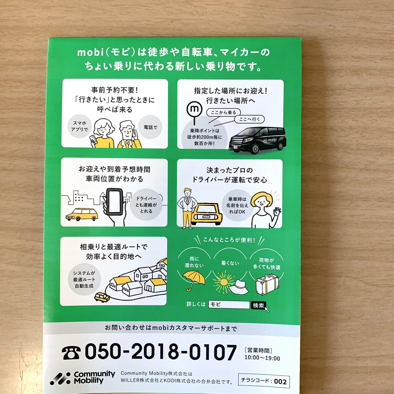 30日間5,000円で決まったエリア内であれば使い放題の相乗りタクシー「mobi」は時代に合った移動方法です!!