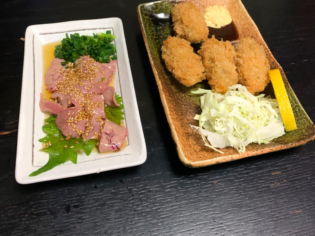 「たけざき」では美味しい海鮮料理や焼き物を食べることができますよ!!