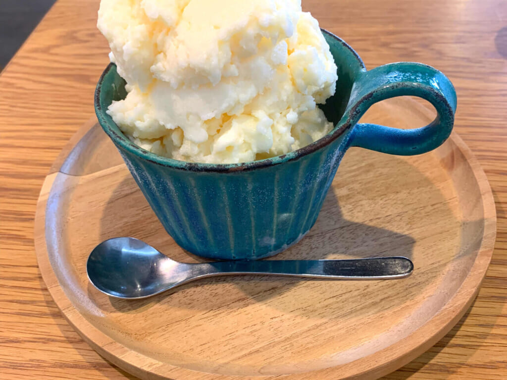 常盤町の「Tamaya cafe」では昔から変わらない美味しさのミルクセーキのかき氷が人気です!!