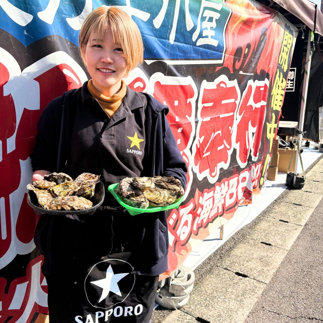 【今治市】宮城産の牡蠣を満喫! 「出張カキ小屋 牡蠣奉行」に行ってみました!