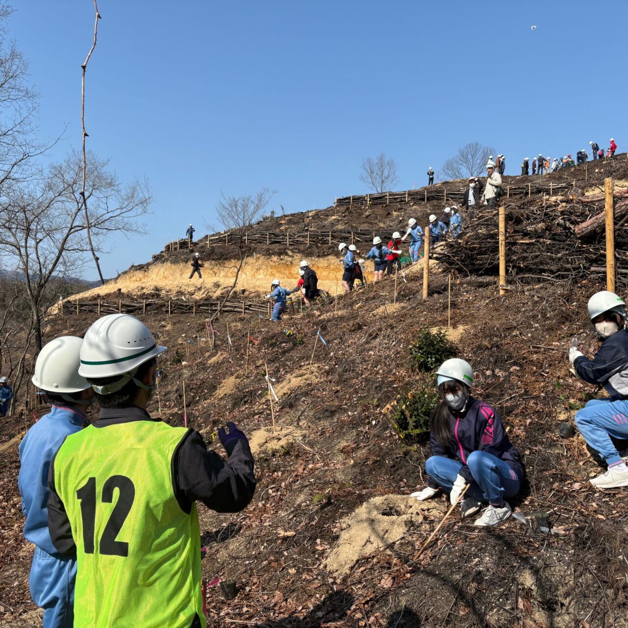【今治市】朝倉に緑を取り戻そう! 林野火災後の森を取り戻す植樹活動に密着。