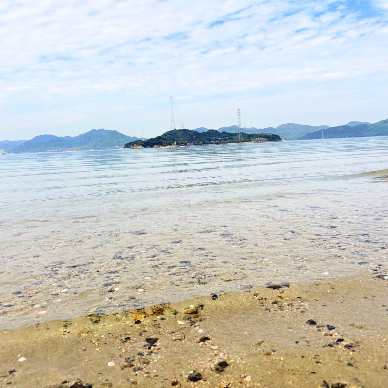 大三島の美しい海