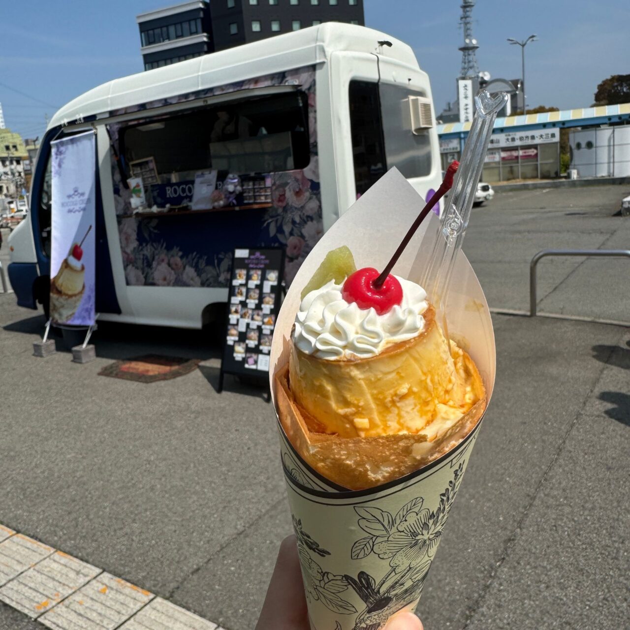 クレープのアップ画像