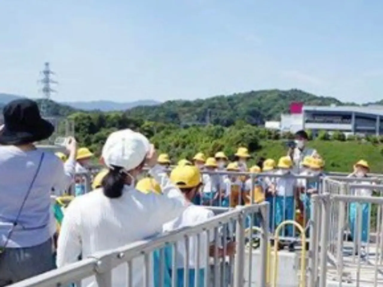 水道施設見学スタンプラリー バリウォーターの実施風景