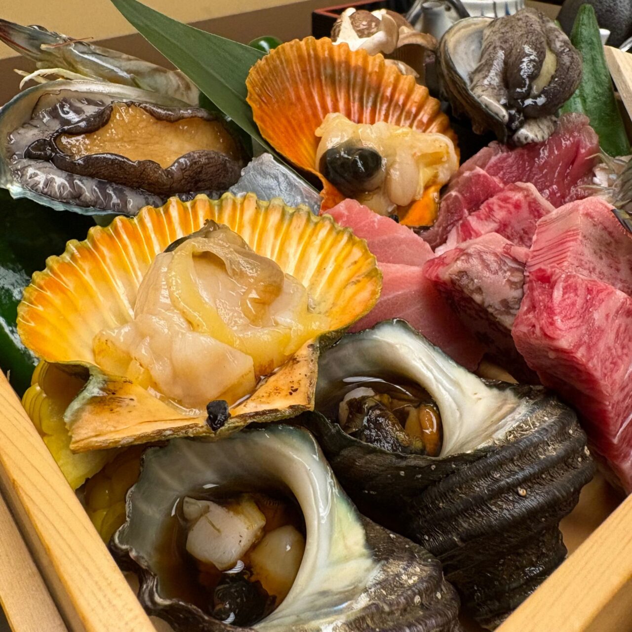 30周年記念 肉と魚介の炙り焼き