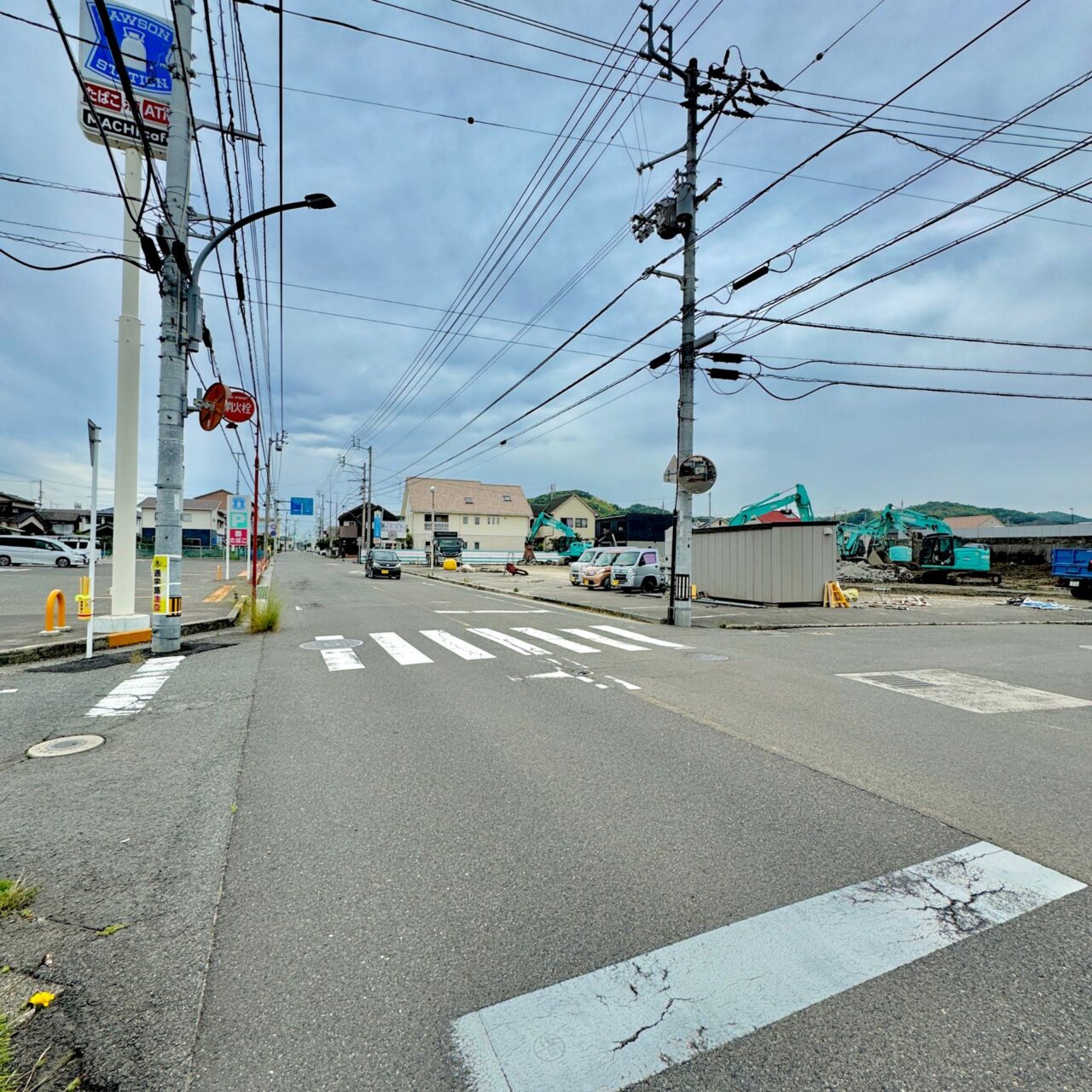 ダイレックス今治延喜店の建設中の様子