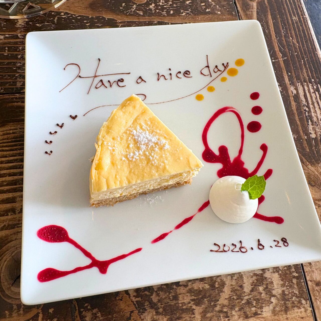 Patisserie T’s Cafe 玉屋の本日のデザート