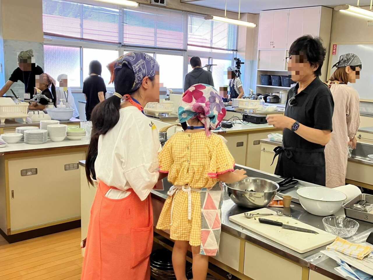 げんきっ子チャレンジクッキングを実施風景