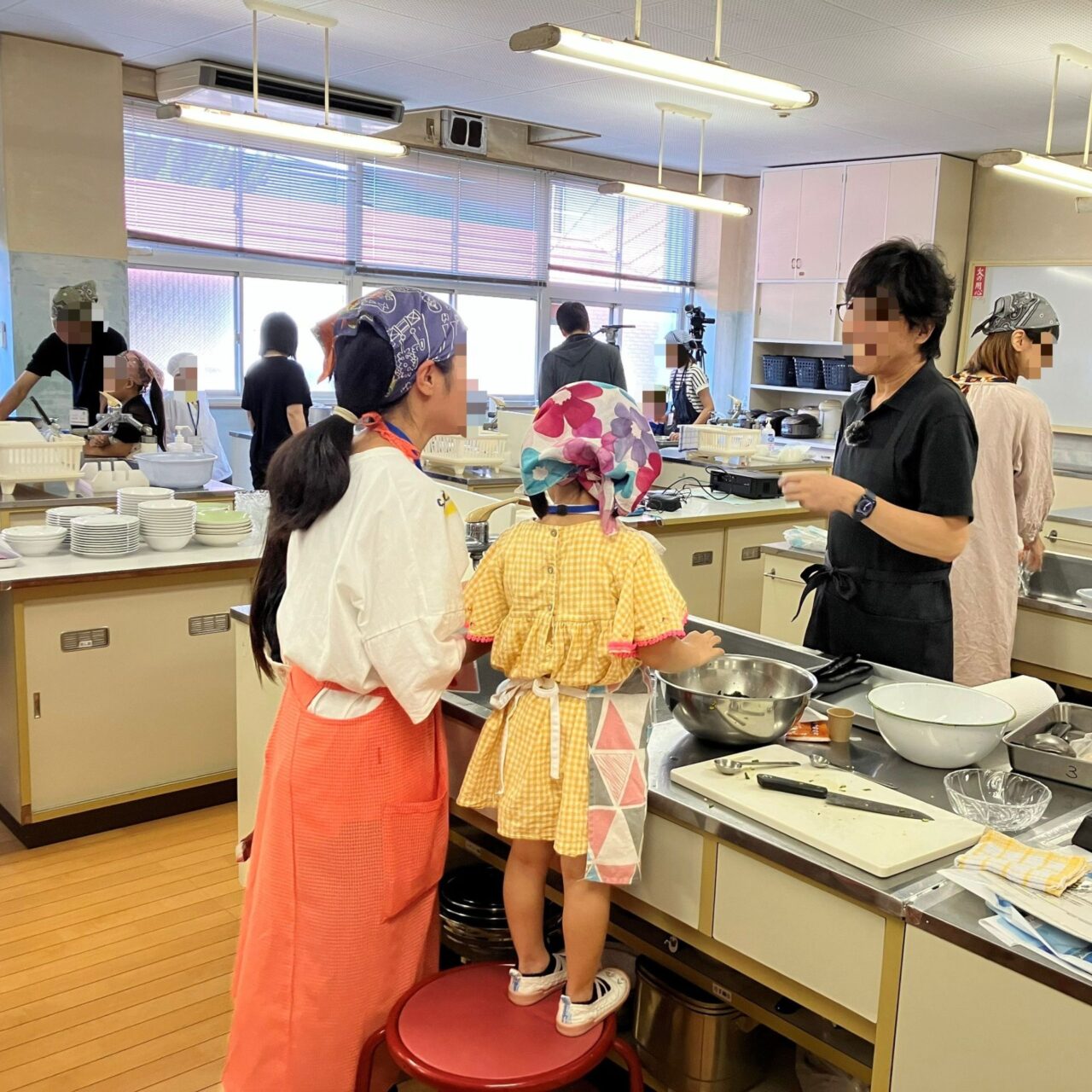 げんきっ子チャレンジクッキングを実施風景