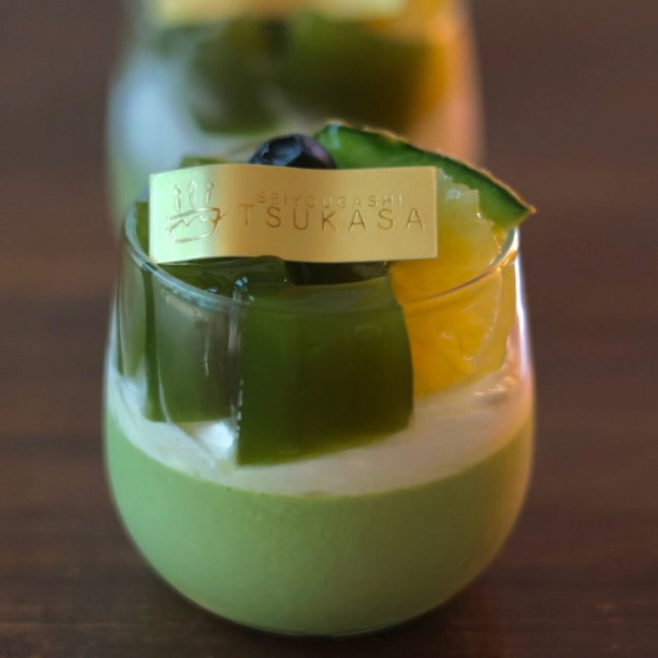 西洋菓子ツカサの抹茶パンナコッタ