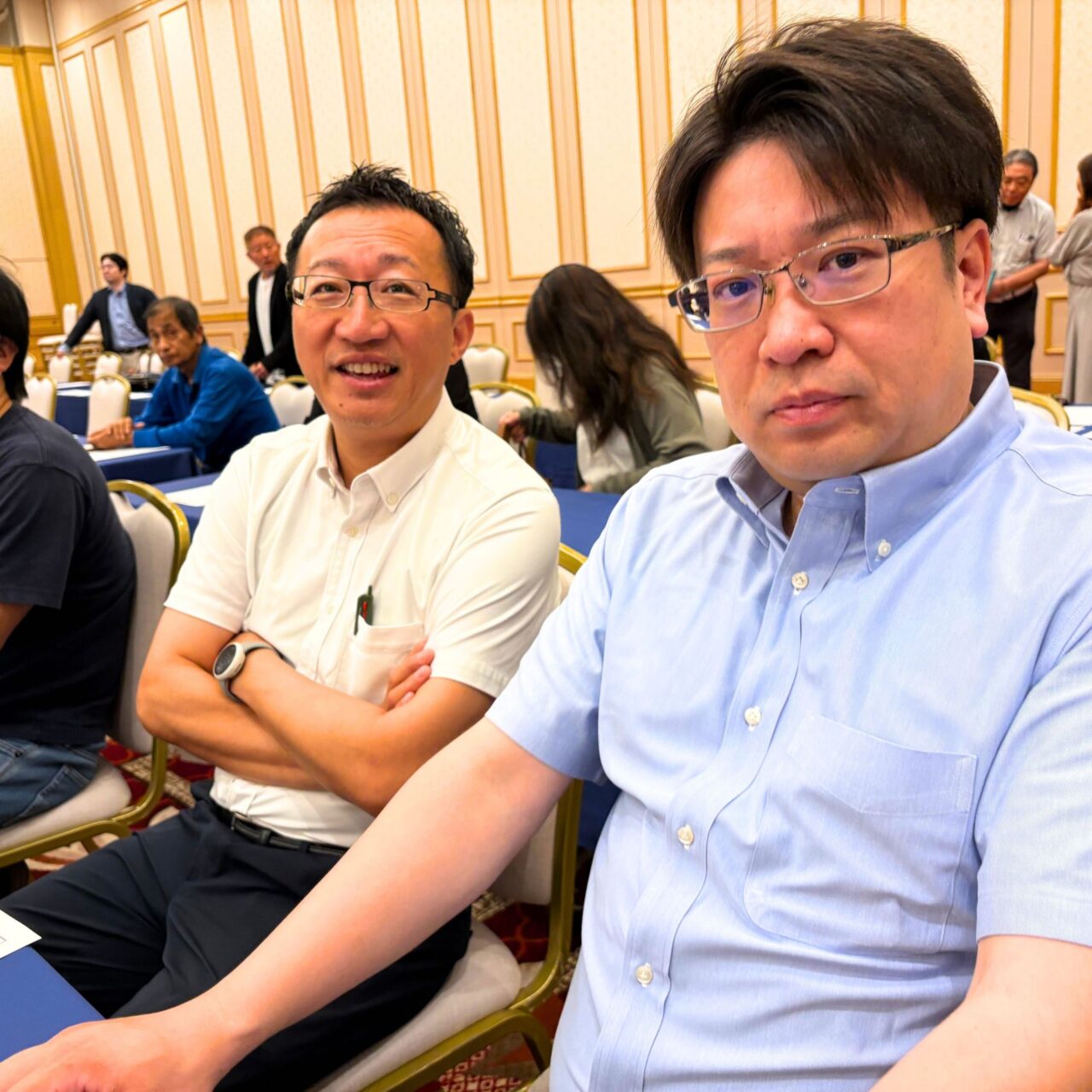 メンバーの村上さんと長井さんの写真