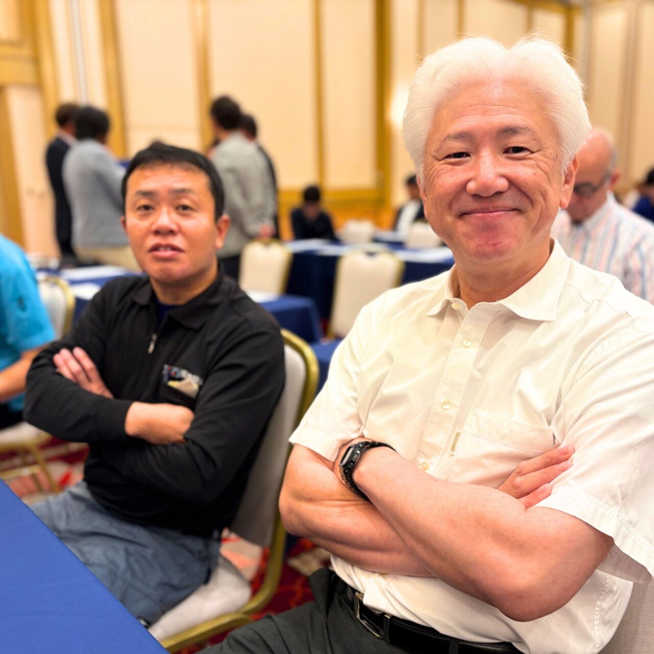 メンバーの大島さんと世良さんの写真