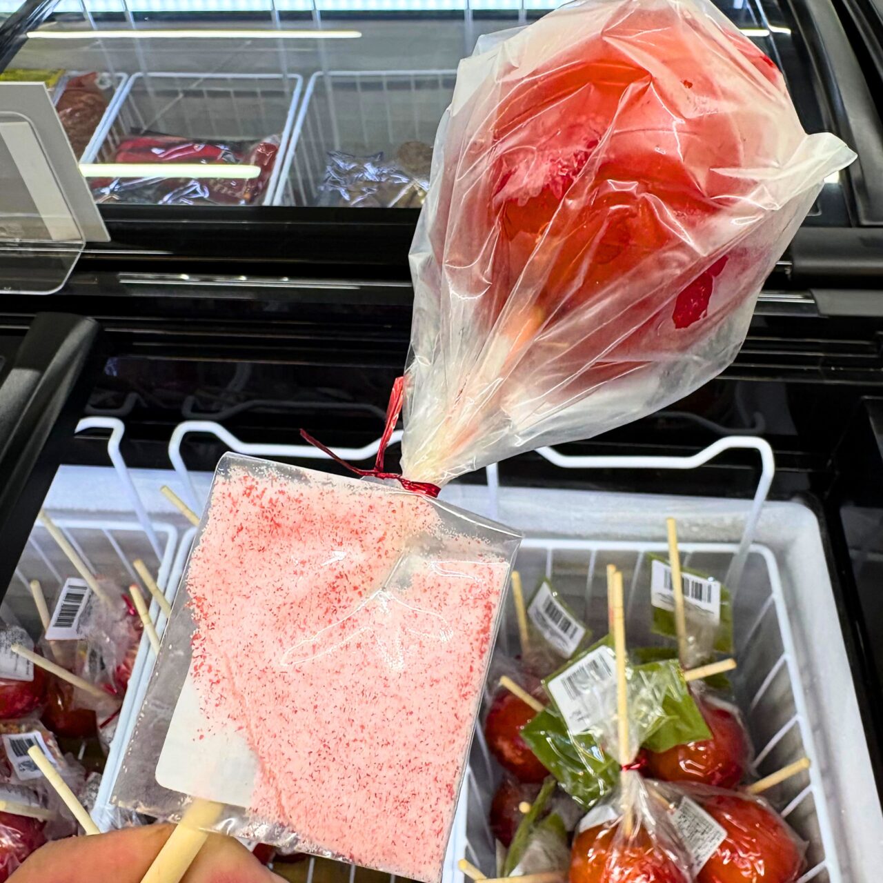 メーカーが特別に製造してくれたりんご飴の限定フレーバー