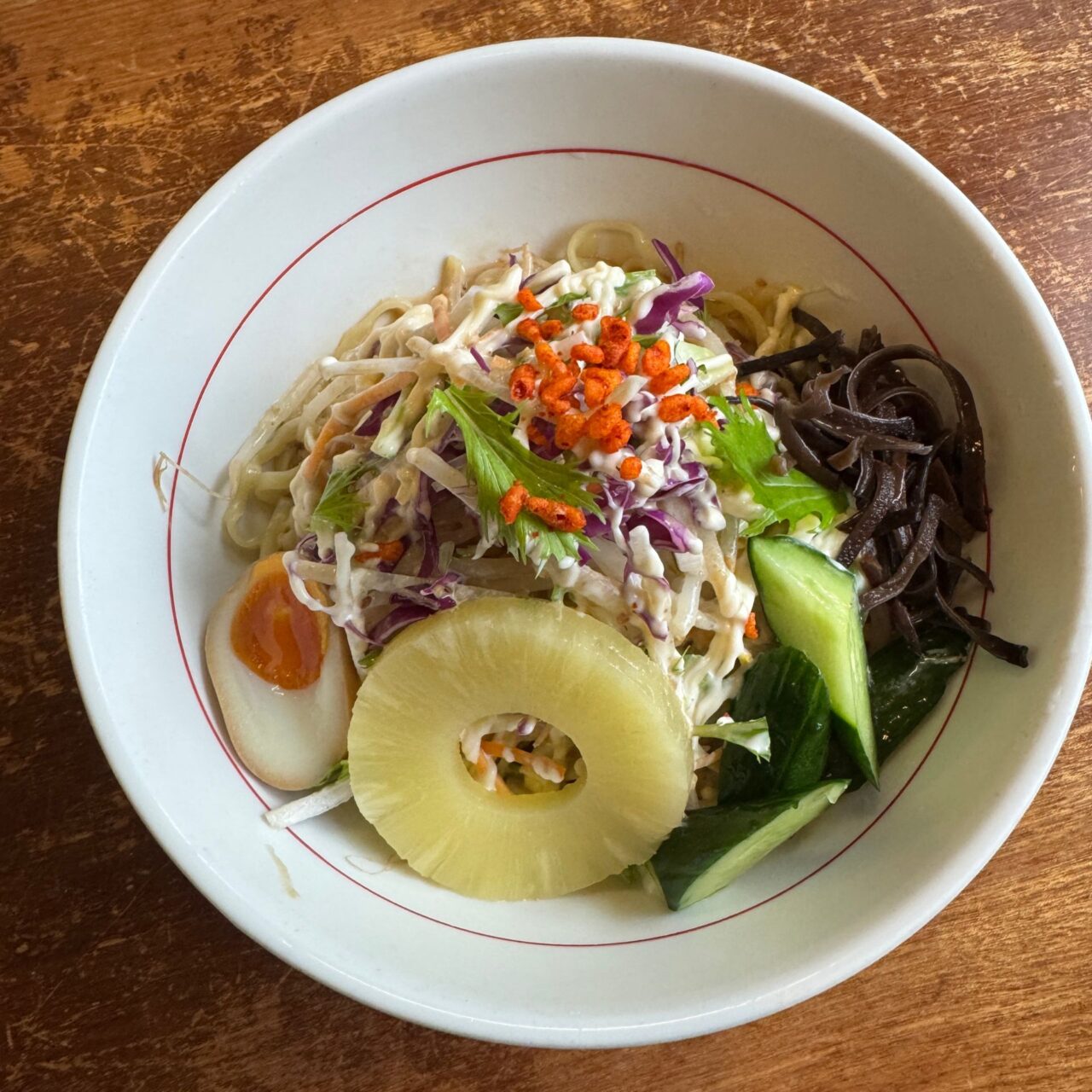 骨流冷やし中華の普通盛り